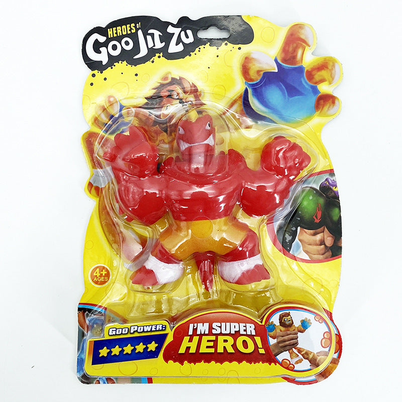 Plastic animal hero relief toys