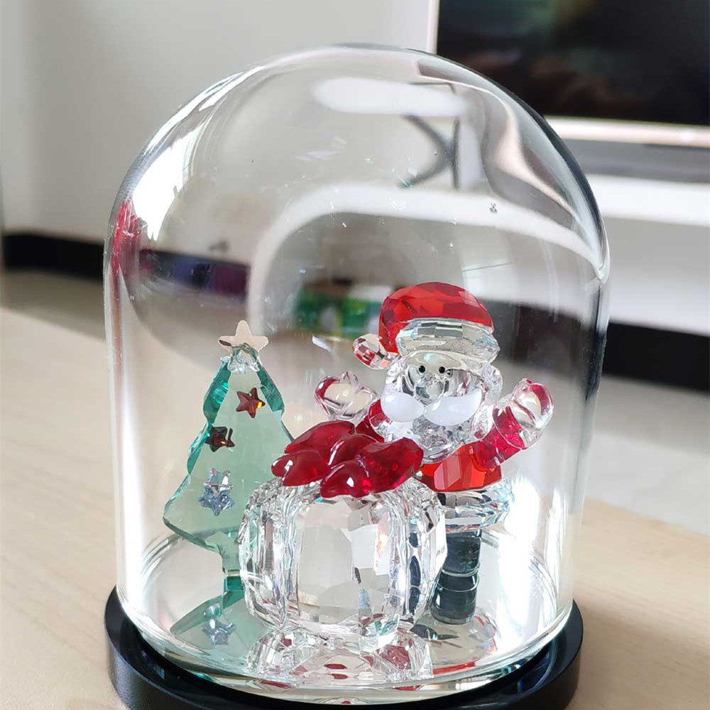 Home Fashion Artificial Crystal Christmas Decoration Set