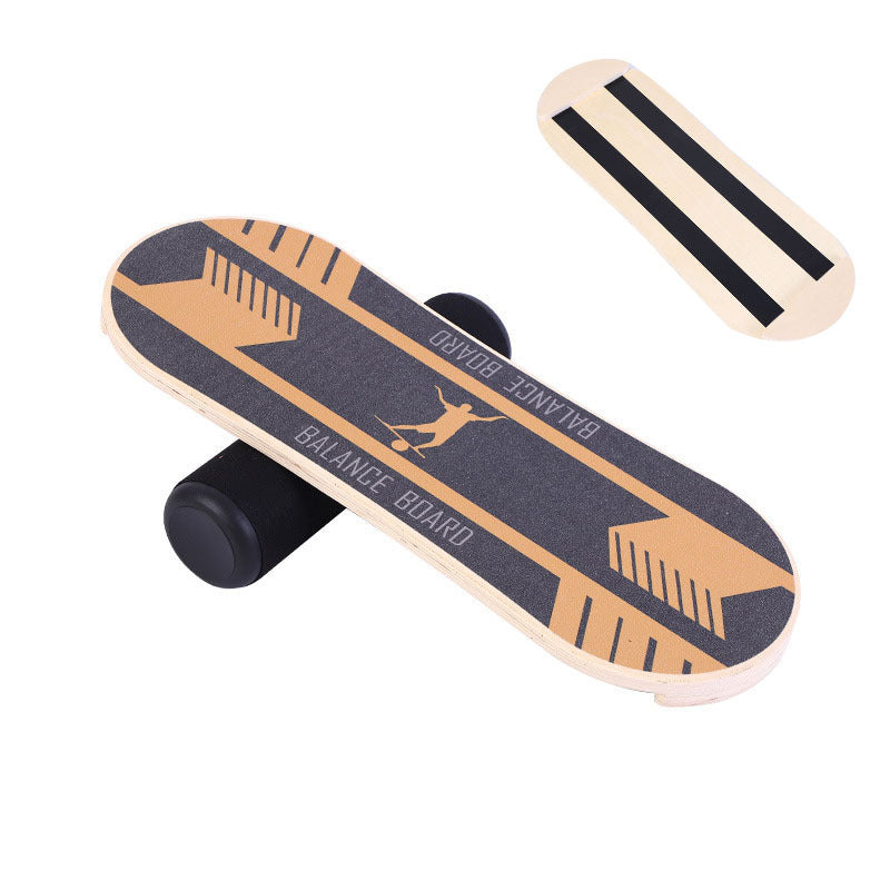 Non Slip Yoga Balance Board Rehabilitation Training Wood