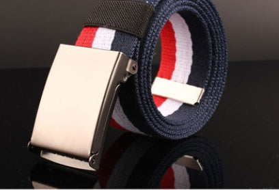 DOAKILV factory direct supply of young students color belt Korean fashion candy colored canvas belt