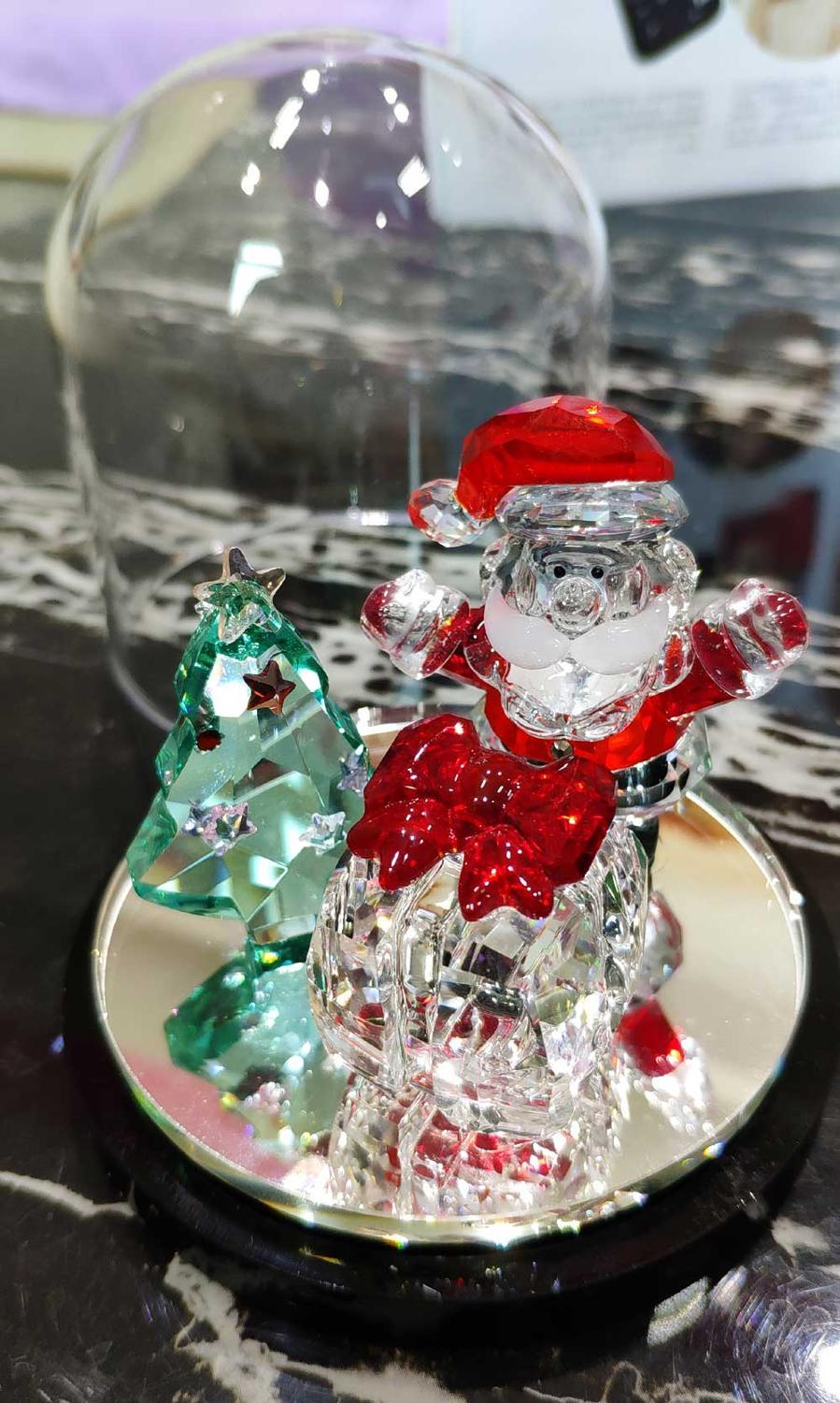 Home Fashion Artificial Crystal Christmas Decoration Set