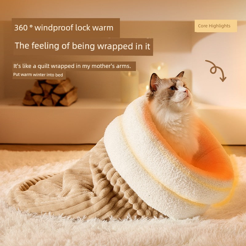 Sleeping Bag Heattech Semi-Enclosed Mat Cat Nest