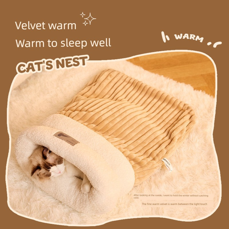 Sleeping Bag Heattech Semi-Enclosed Mat Cat Nest