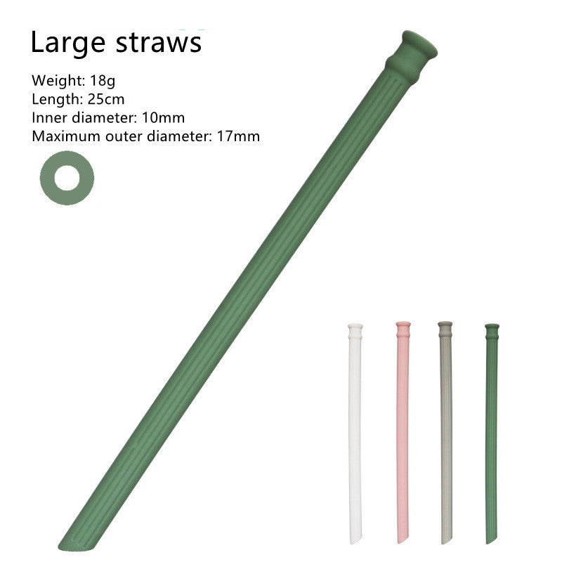 Silicone Straws Can Be Folded And Recycled Odorless Material Food Grade