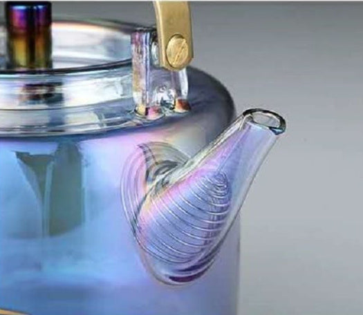 Large Capacity Heat-resistant Glass Colorful Kettle