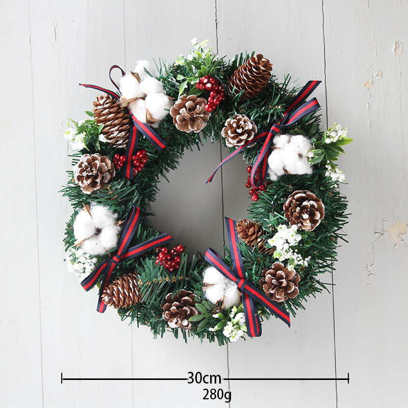 30cm 40cm Christmas Wreath Ornaments Christmas Wreath