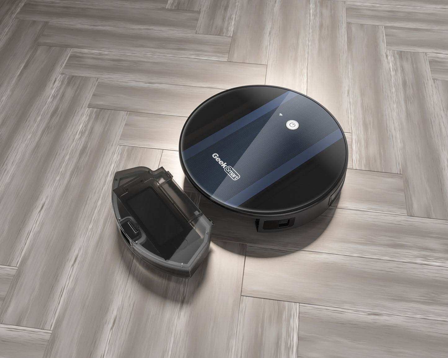 Smart Robot Vacuum Cleaner G6 Plus, Ultra-Thin, 1800Pa Strong Suction, Automatic Self-Charging, Wi-Fi Connectivity, App Control, Custom Cleaning, Great For Hard Floors To Carpets.