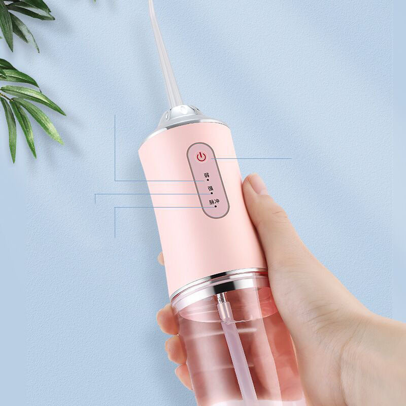 3 Modes Oral Irrigator USB Rechargeable Water Floss Portable Dental Water Flosser Jet 240ml Irrigator Dental Teeth Cleaner