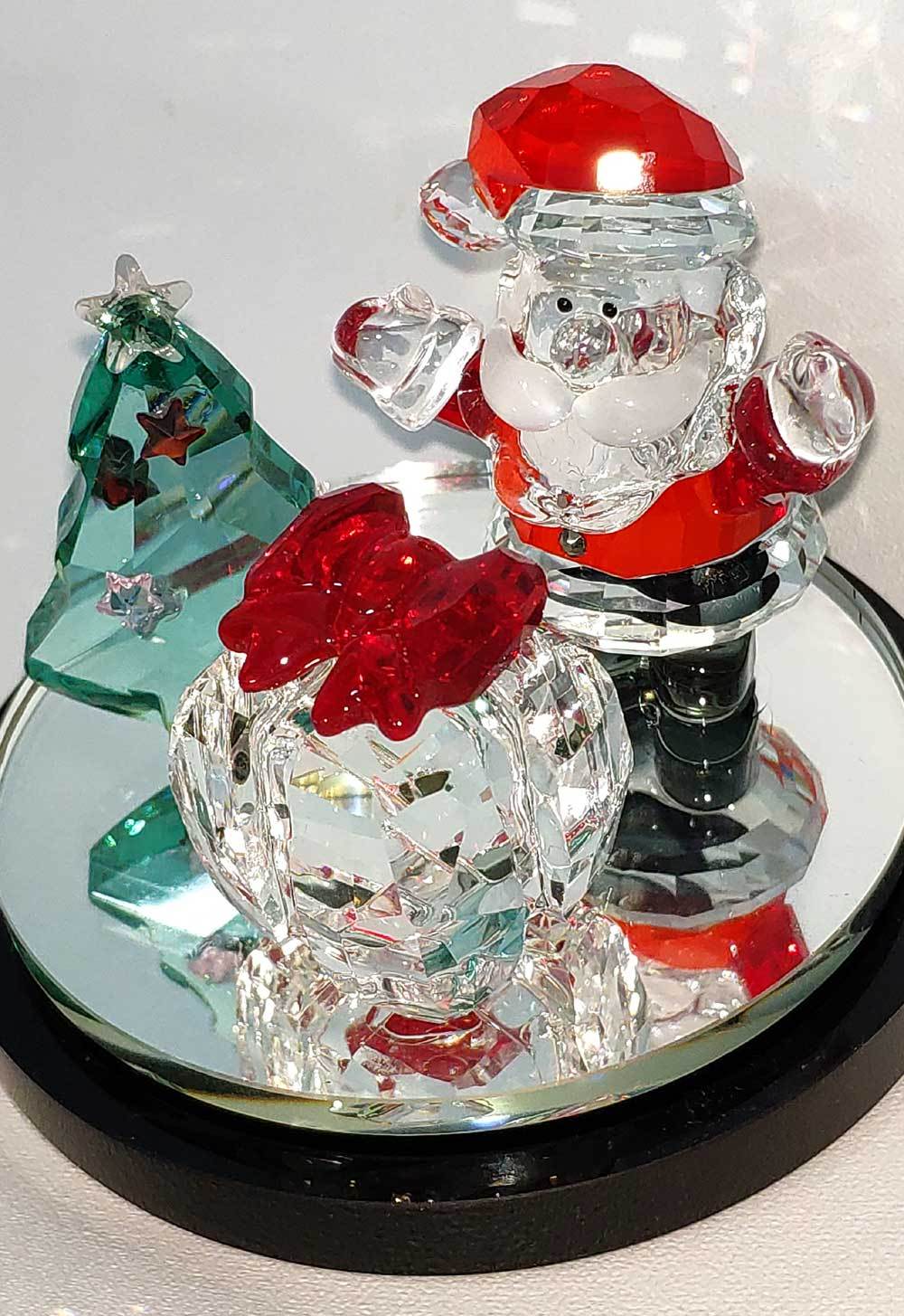 Home Fashion Artificial Crystal Christmas Decoration Set