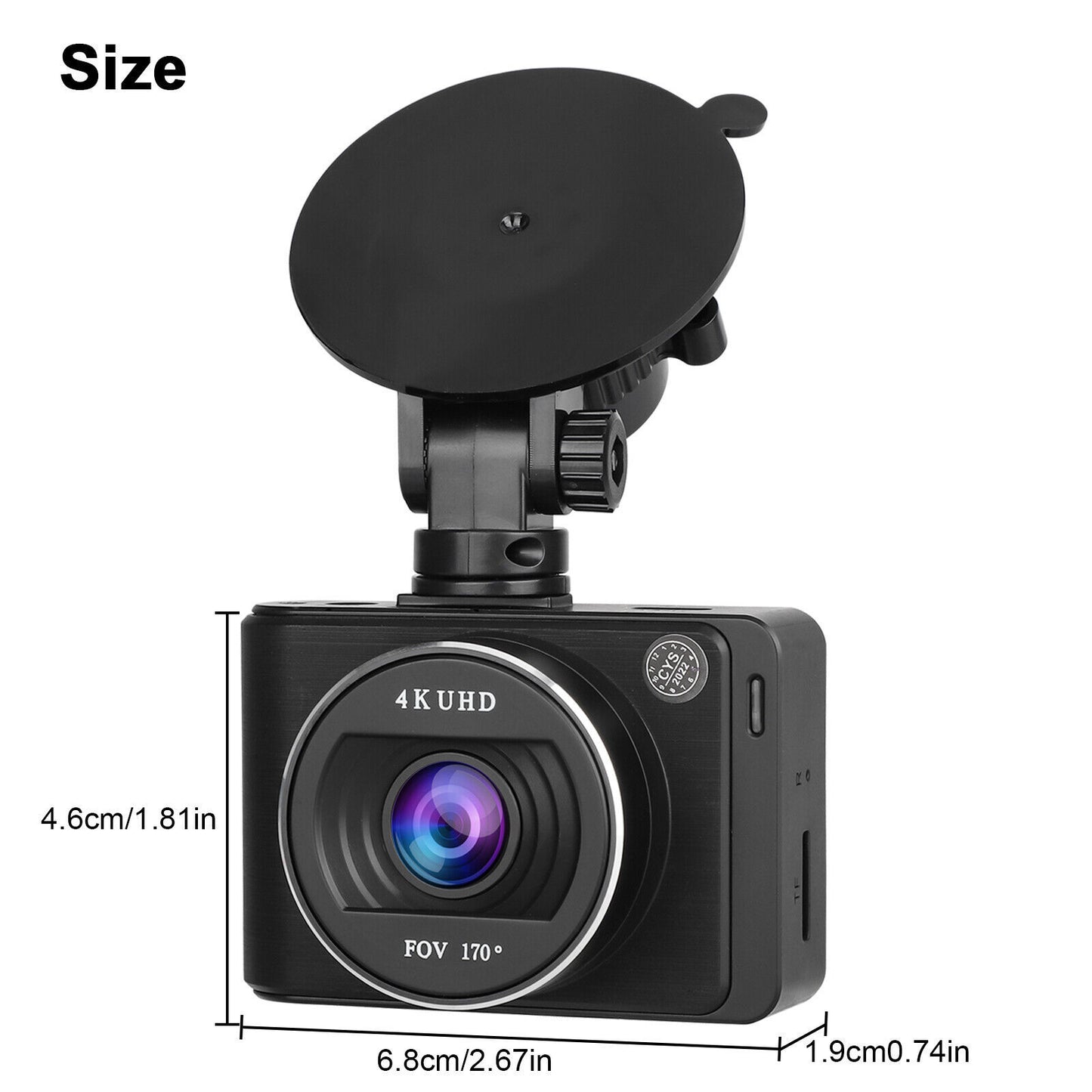 4K HD Night Vision Driving Recorder