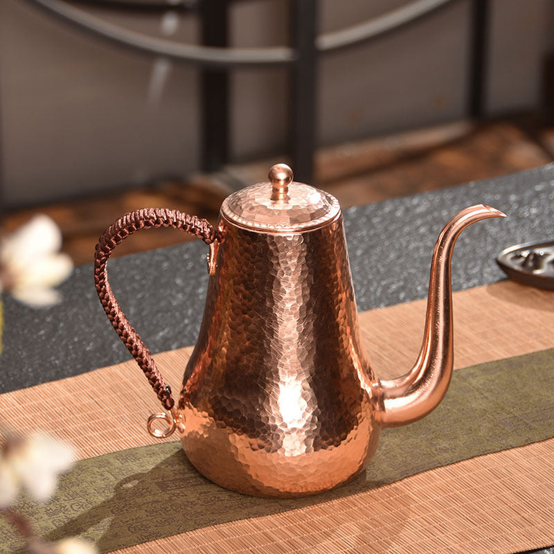 Boutique Hand Beat Coffee Brewing Copper Pot