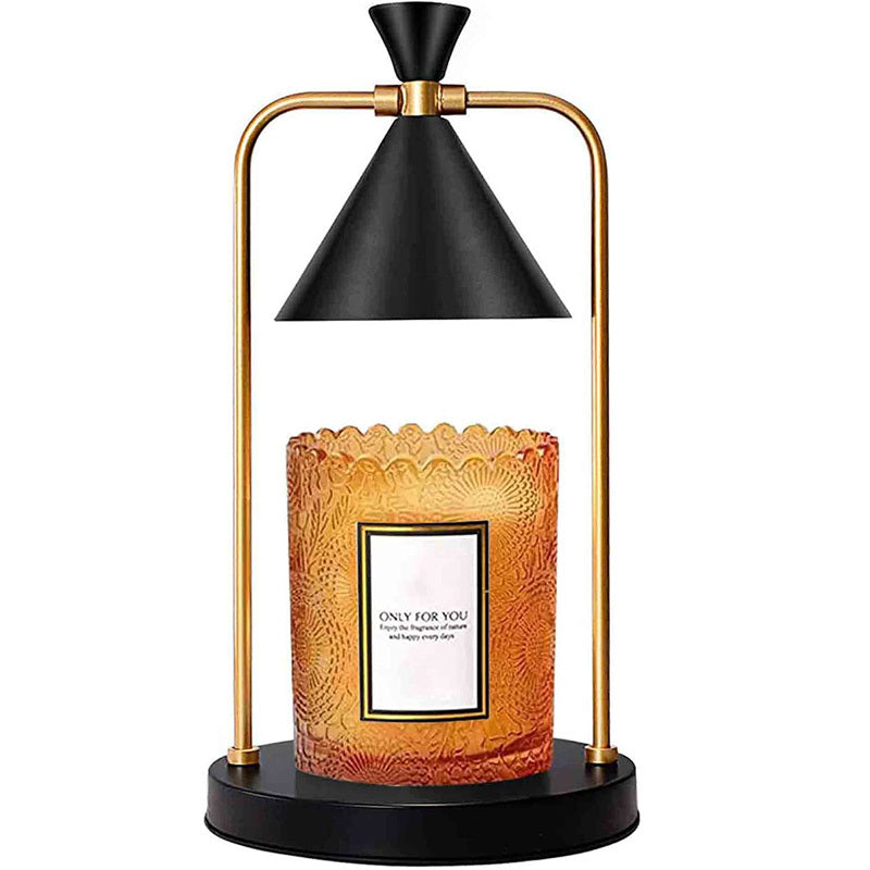 Candle Warmer Lamp With Timer, Dimmable Candle Lamp Warmer Electric Candle Warmer Compatible With Small And Large Scented Candles, Candle Melter For Bedroom Home Decor Gifts For Mom Black