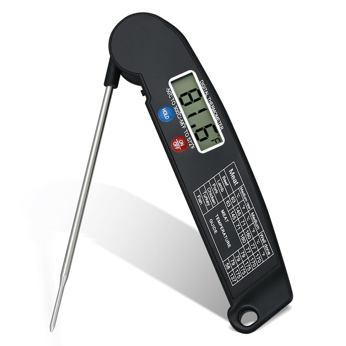 Digital Cooking Meat Thermometer Instant Read Food Steak Oven Smoker