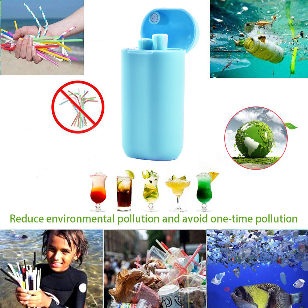 Silicone Folding Straw Travel