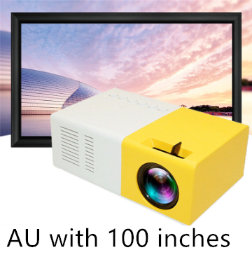 Yg300 Mini Projector: HDMI-compatible 3D HD LED Home Theatre Cinema.