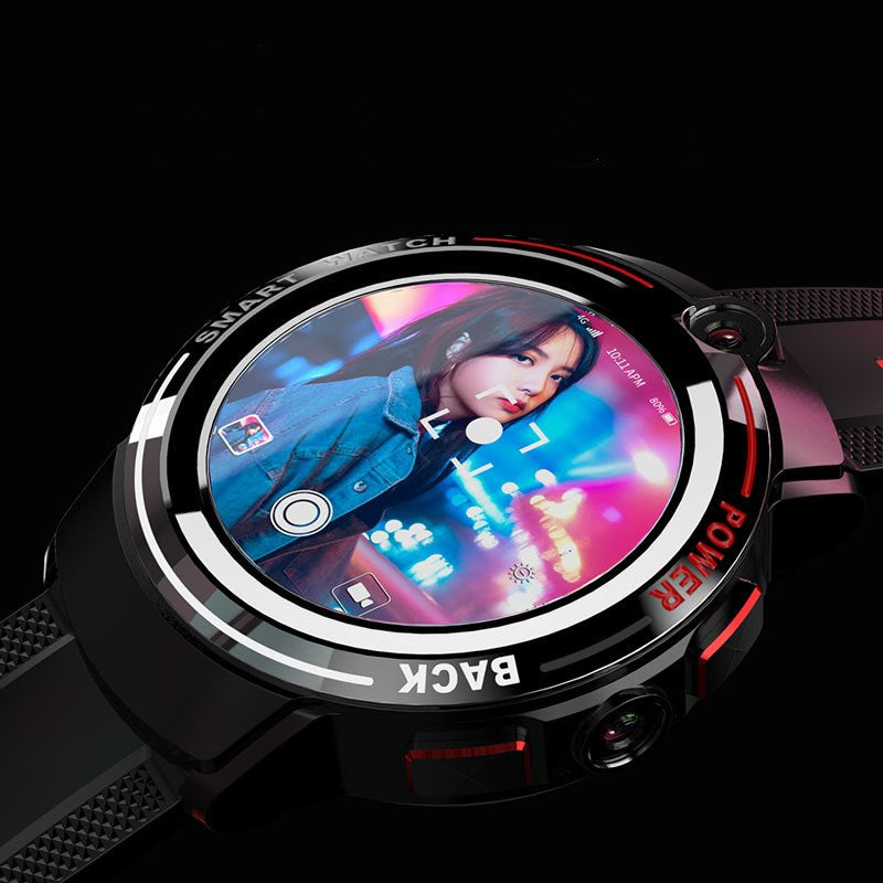 Dual Camera Ceramic Bezel Smart Watch