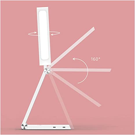 LED wireless charging desk lamp adjustable arm long-lasting reading light