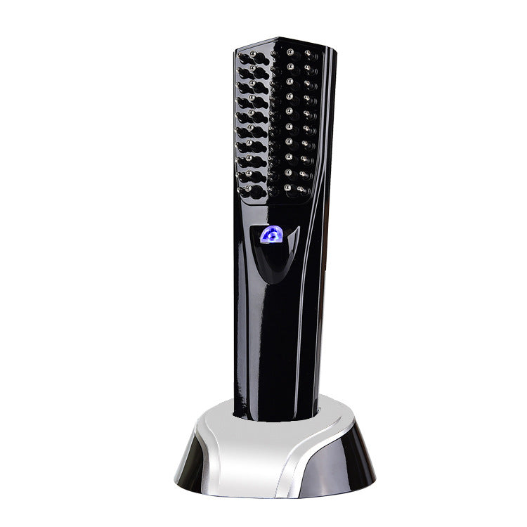 Negative ion electric massage comb