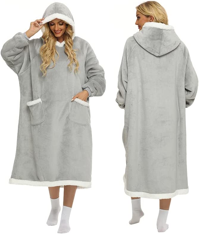 Wearable Oversized  Blanket Hoodie For Adults