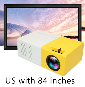 Yg300 Mini Projector: HDMI-compatible 3D HD LED Home Theatre Cinema.