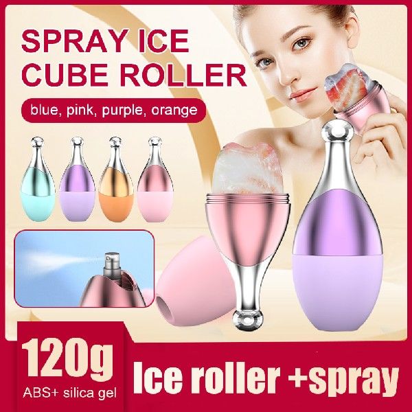 Get a refreshing and relaxing facial massage with the Facial Massage Ice Roller.