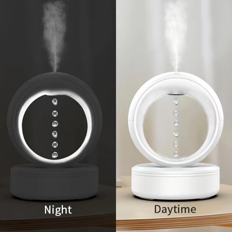 Anti-gravity Air Humidifier Mute Counter Current Humidifier Levitating Water Drops Fogger Electric Humidifiers