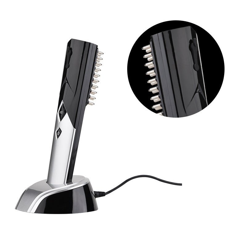 Negative ion electric massage comb