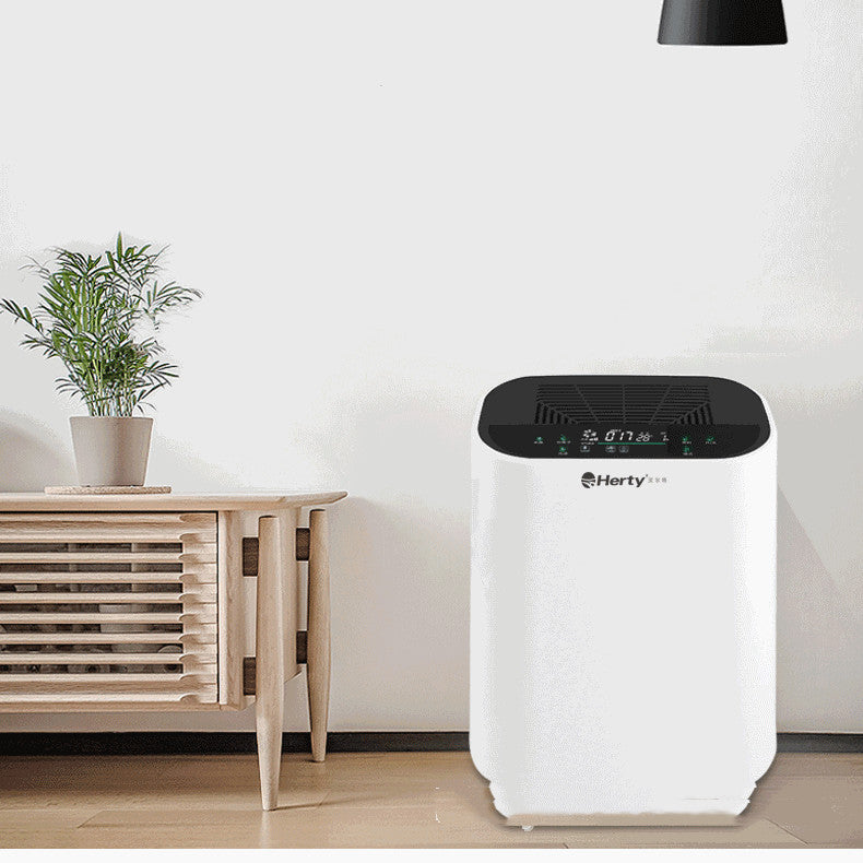 This air purifier utilizes negative ion technology to remove pollutants from the air in your home. Its advanced filtration system offers efficient air purification, providing up to 99% pollutant removal.