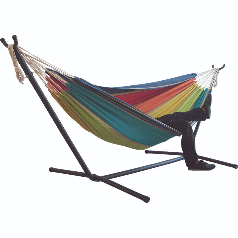 Portable Assembly Of Outdoor Travel Beach Hammock