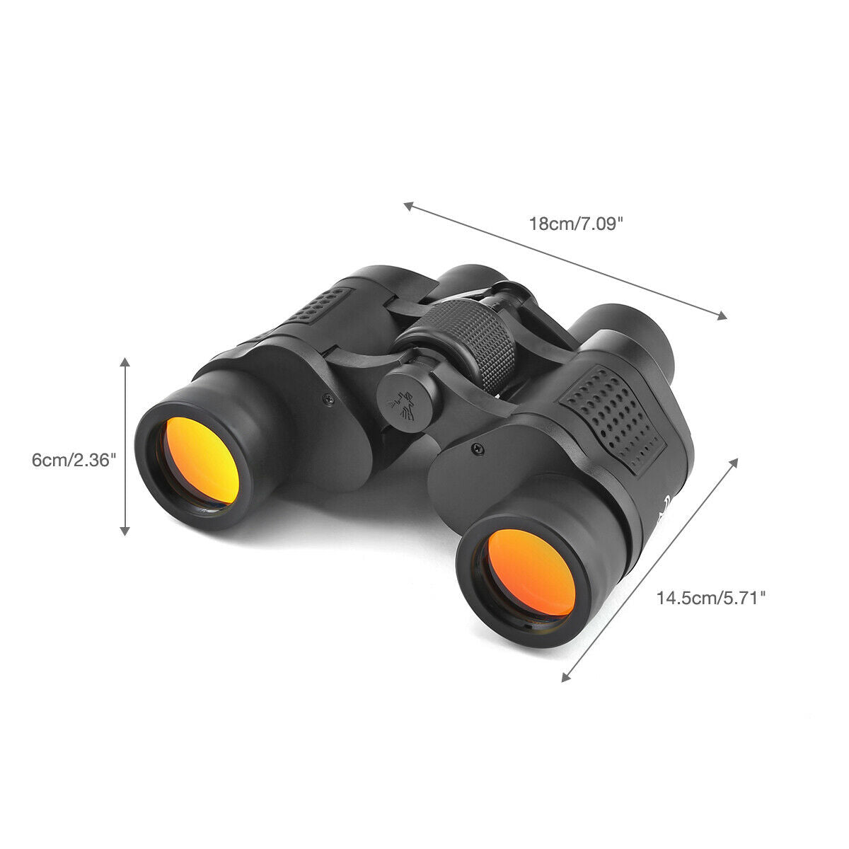 60x60 High Power Binoculars With Coordinates Portable Telescope Lowlight Night Vision For Hunting Sports Travel Sightseeing