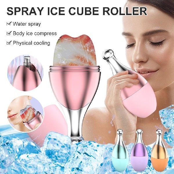 Get a refreshing and relaxing facial massage with the Facial Massage Ice Roller.