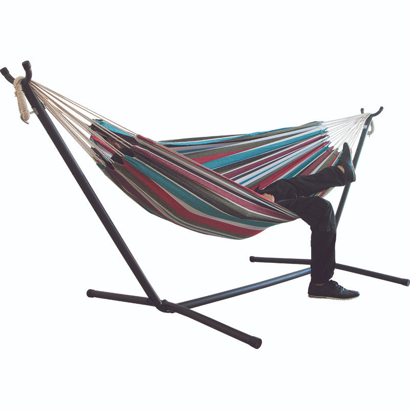 Portable Assembly Of Outdoor Travel Beach Hammock