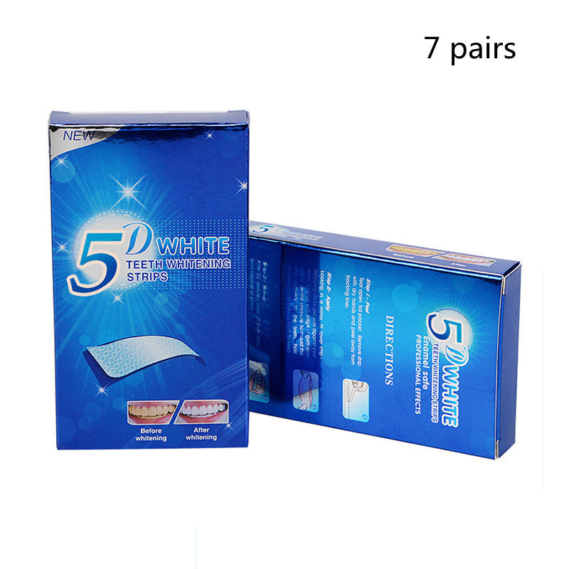 Gel Teeth Whitening Strips White Kit Oral Hygiene Care