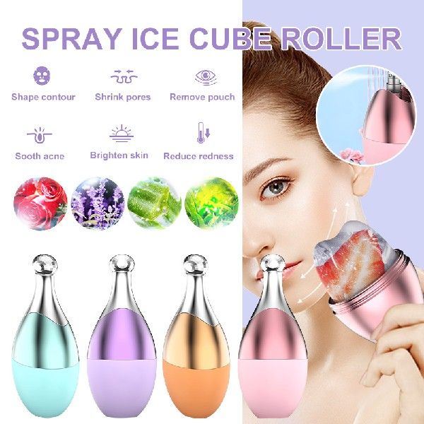 Get a refreshing and relaxing facial massage with the Facial Massage Ice Roller.