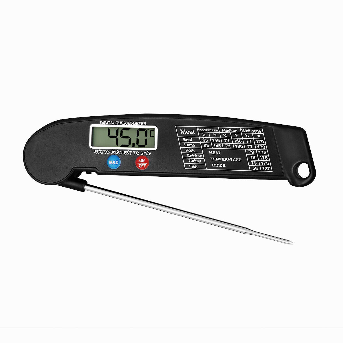 Digital Cooking Meat Thermometer Instant Read Food Steak Oven Smoker